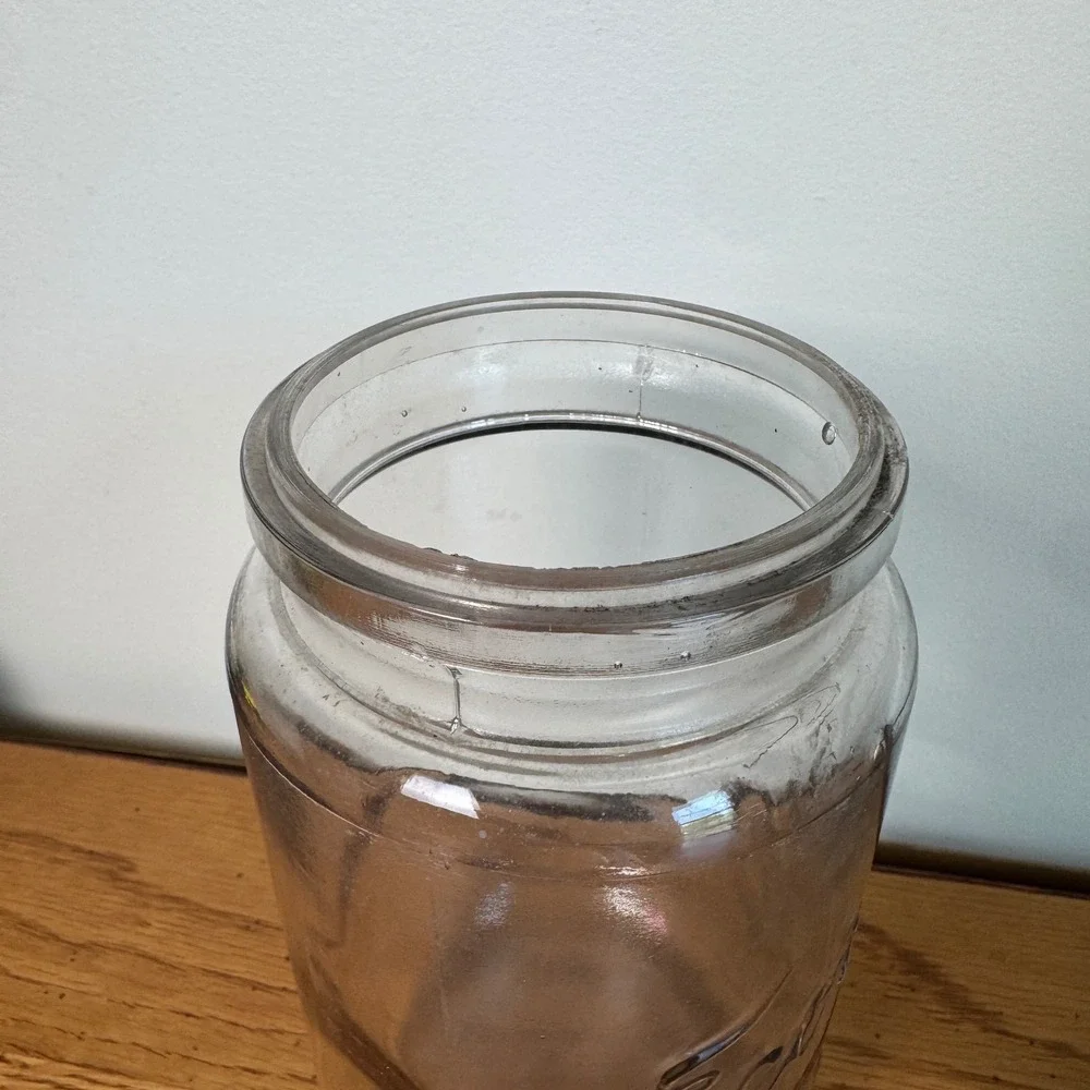 Kerr Glass‎ Mfg Co Economy Clear Glass Canning Jar Portland Oregon